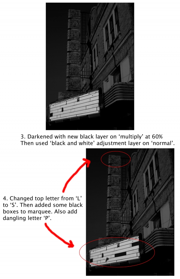 Creation of Neon Irony: Step 2